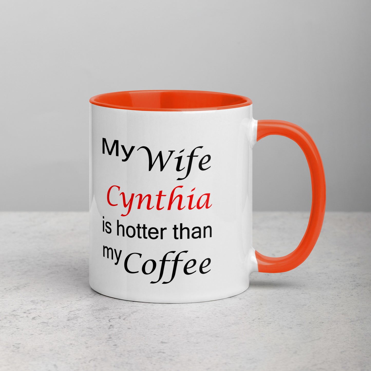 Personalized Mug with Color Inside