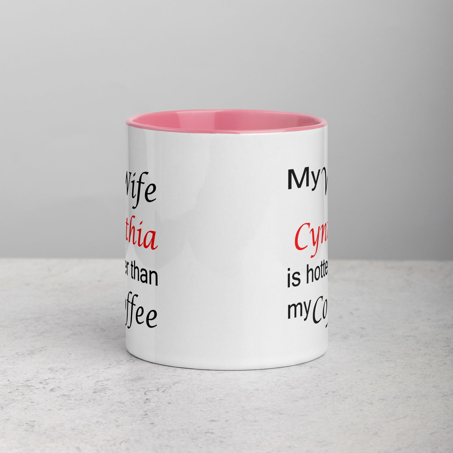 Personalized Mug with Color Inside