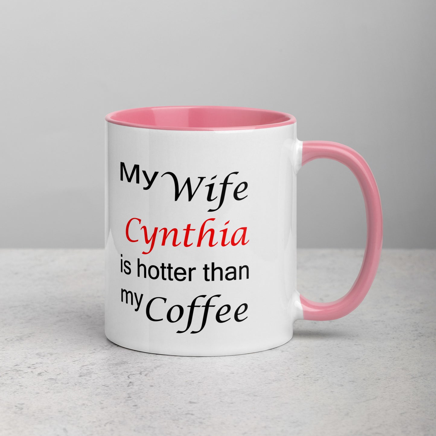 Personalized Mug with Color Inside