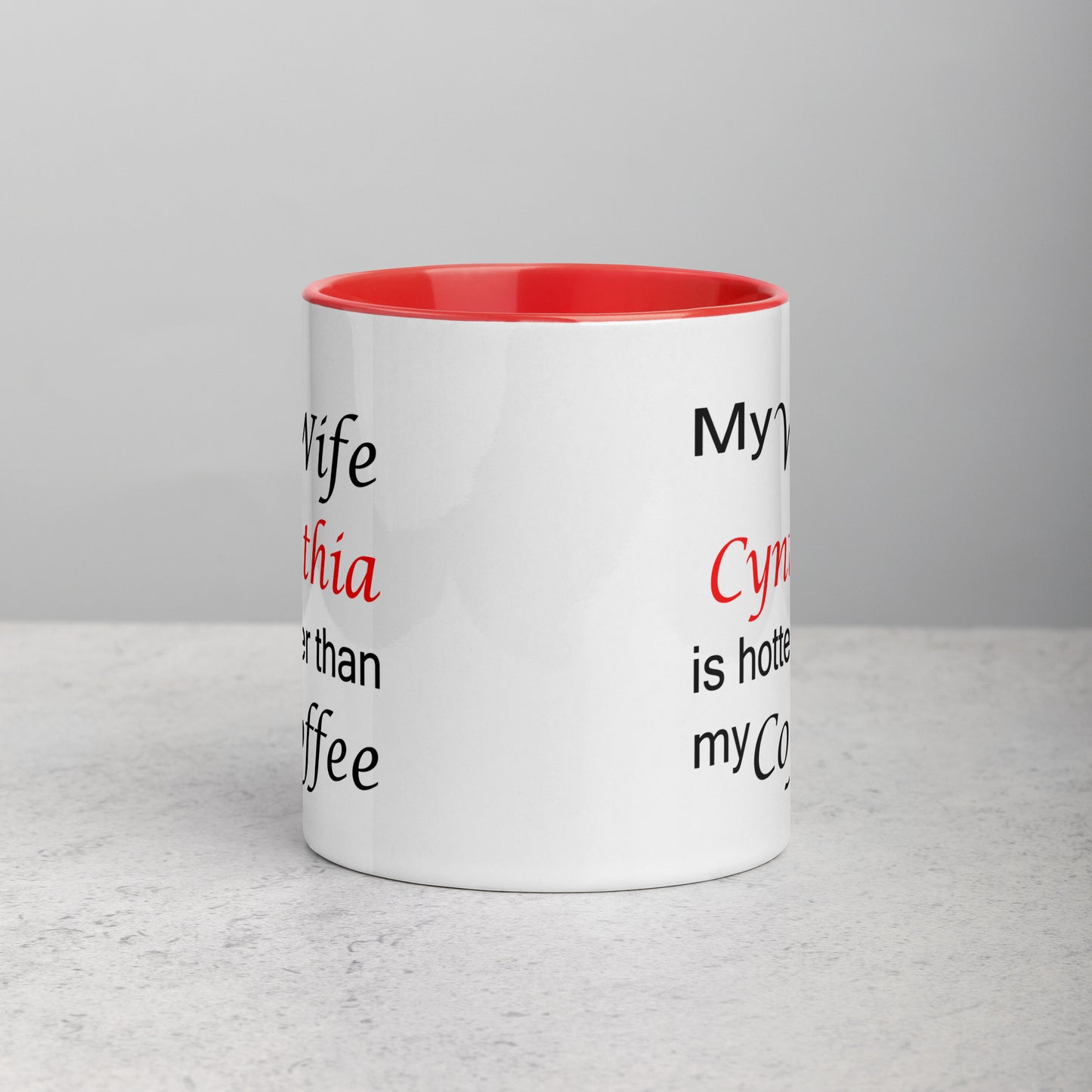 Personalized Mug with Color Inside