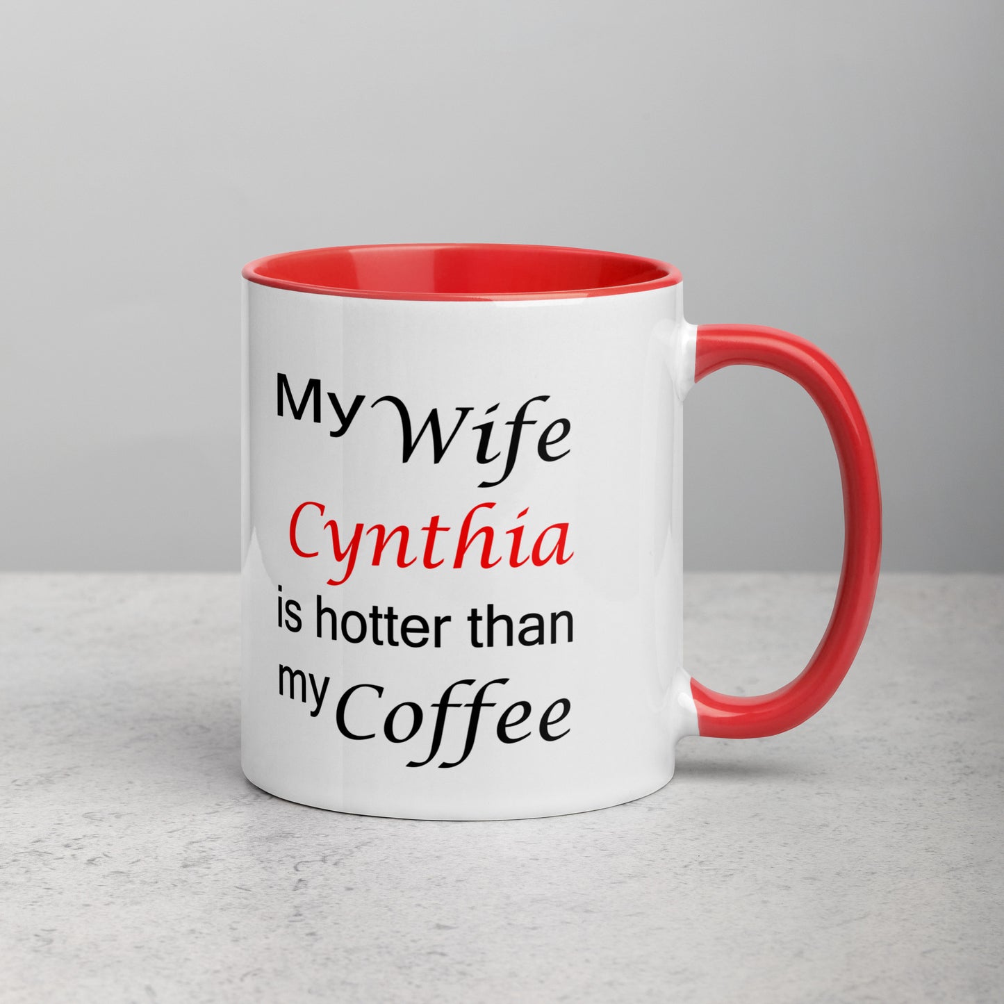 Personalized Mug with Color Inside