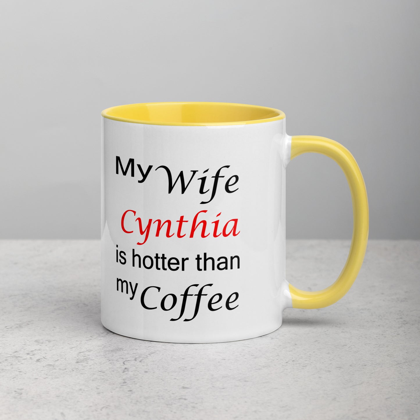 Personalized Mug with Color Inside