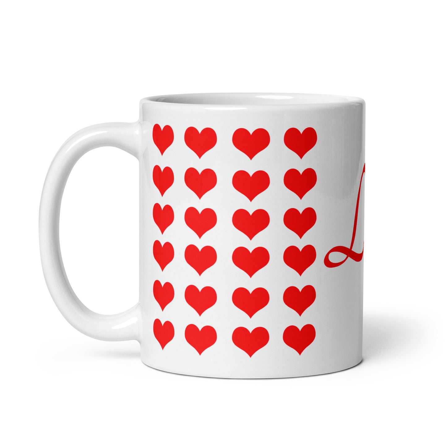 Love White Glossy Mug