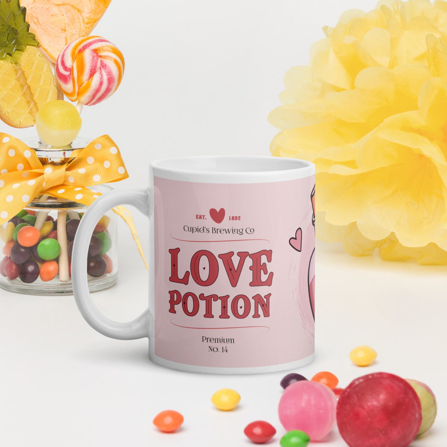 Valentine's Day Love Glossy Mug