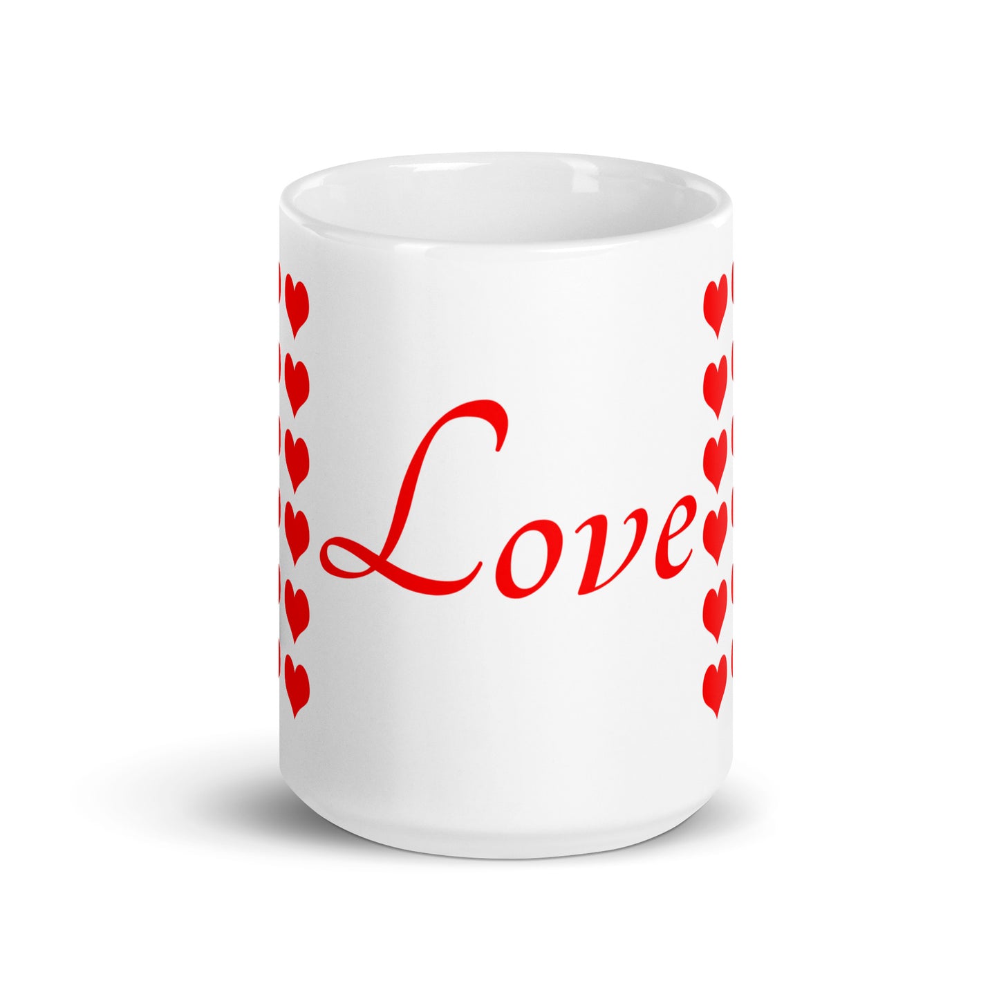 Love White Glossy Mug