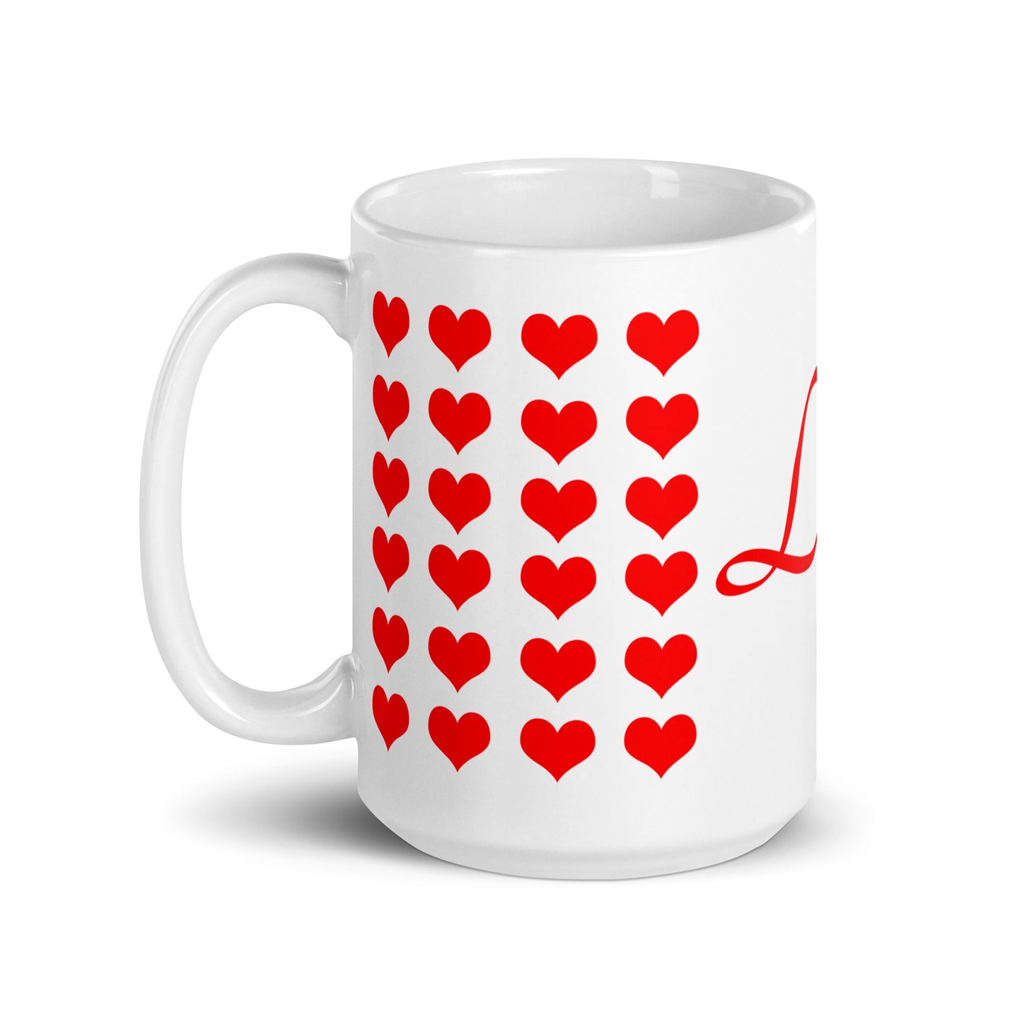 Love White Glossy Mug