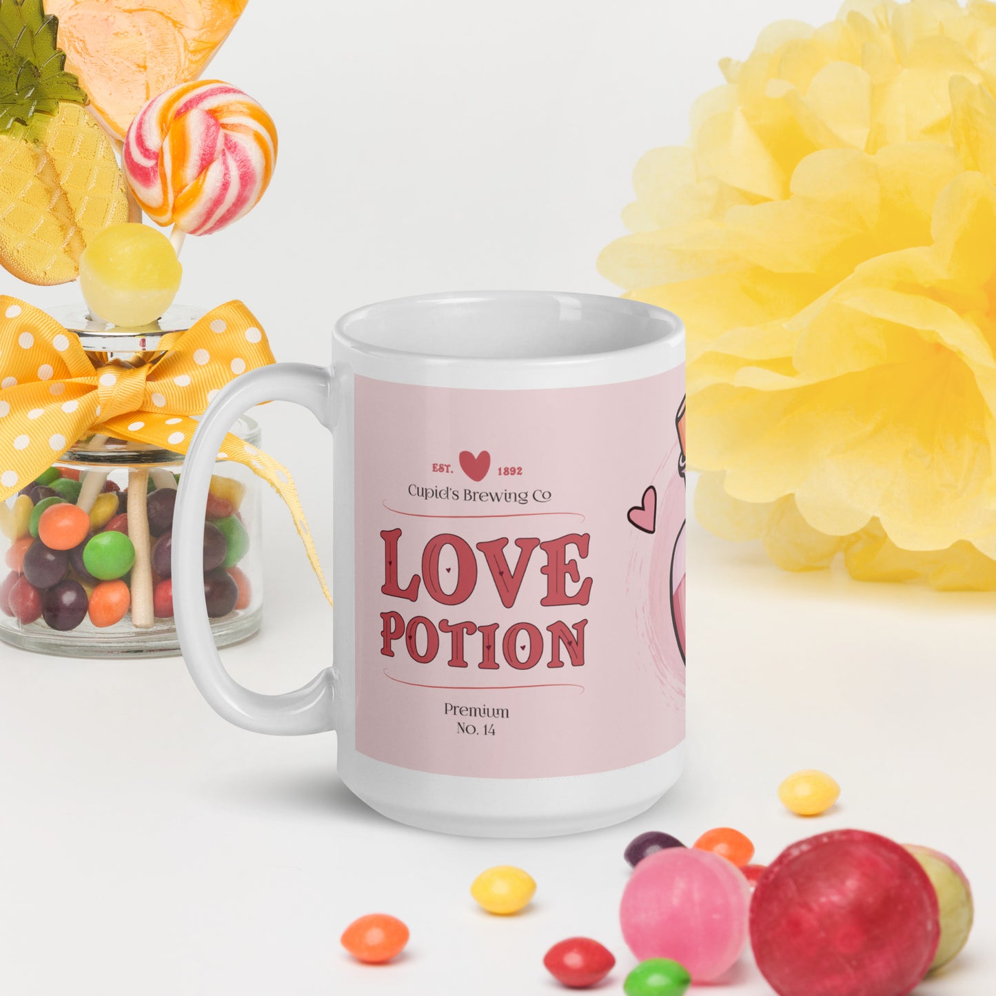 Valentine's Day Love Glossy Mug