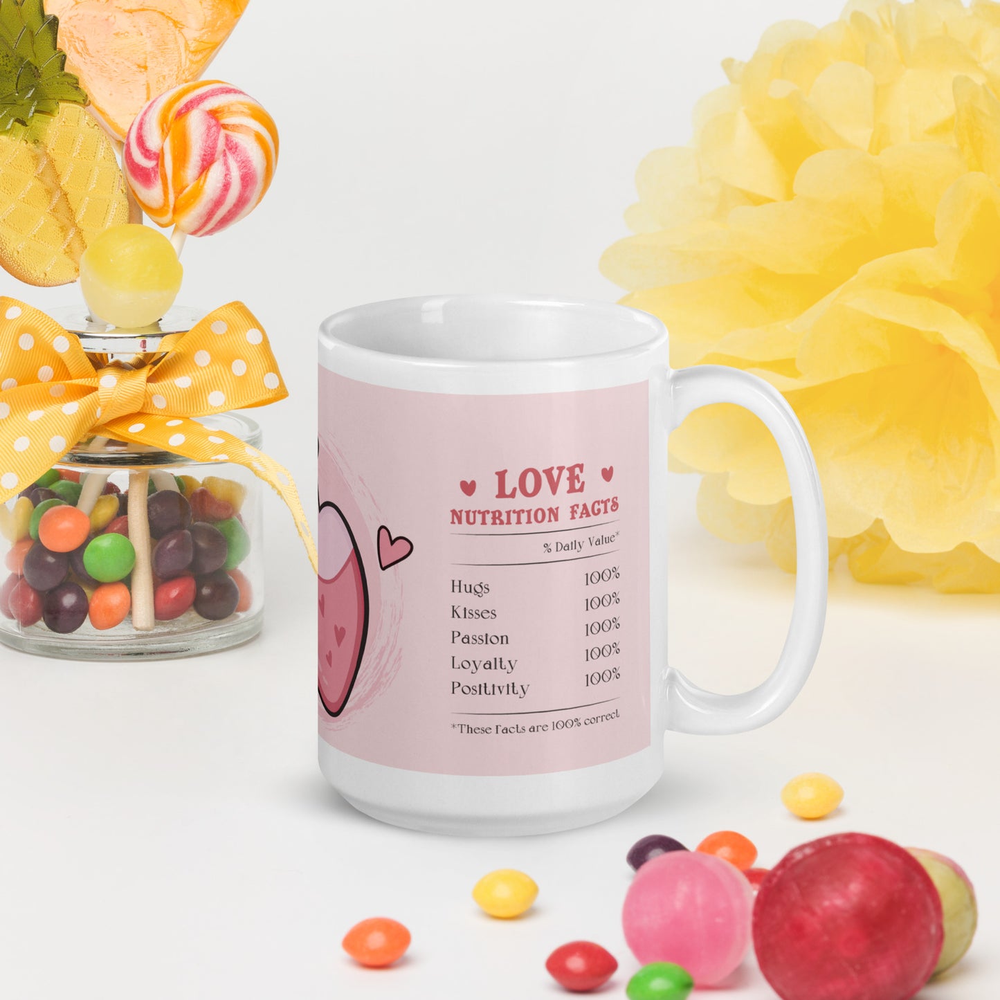 Valentine's Day Love Glossy Mug