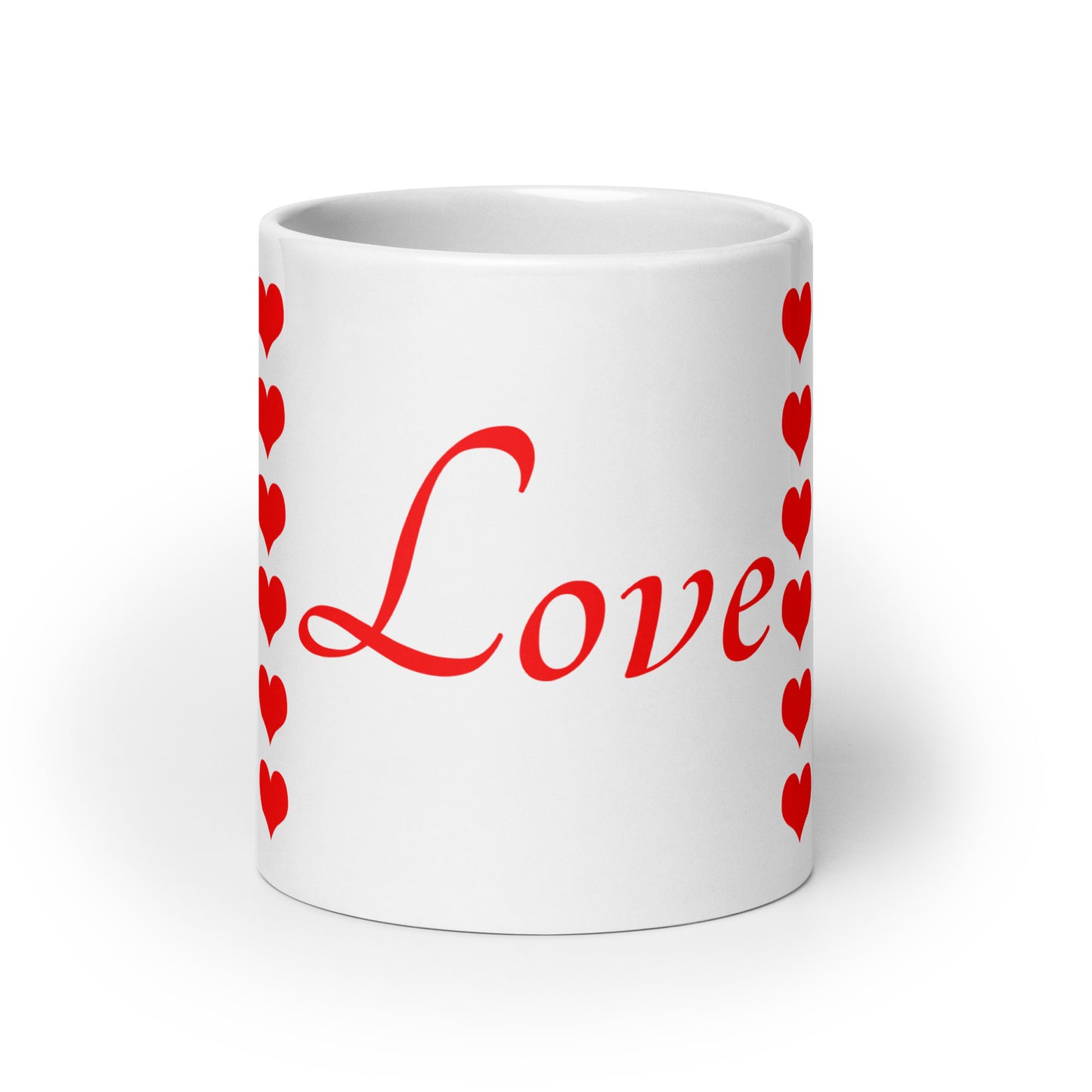 Love White Glossy Mug