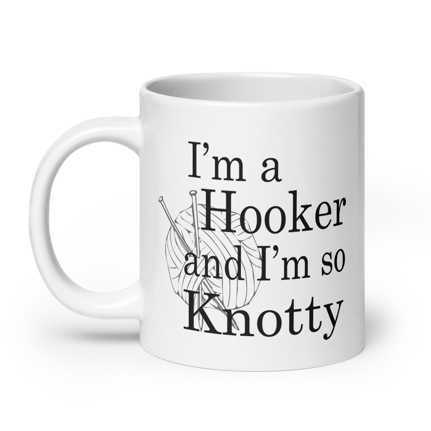 Knotty Hooker Knit Lover Mug