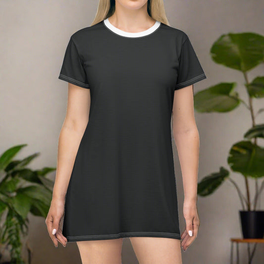 Black t-shirt dress