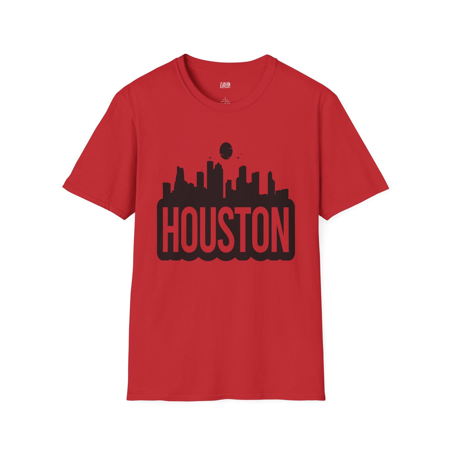 Houston Texas Skyline T-Shirt | Hometown Pride Graphic Tee | Urban City Shirt