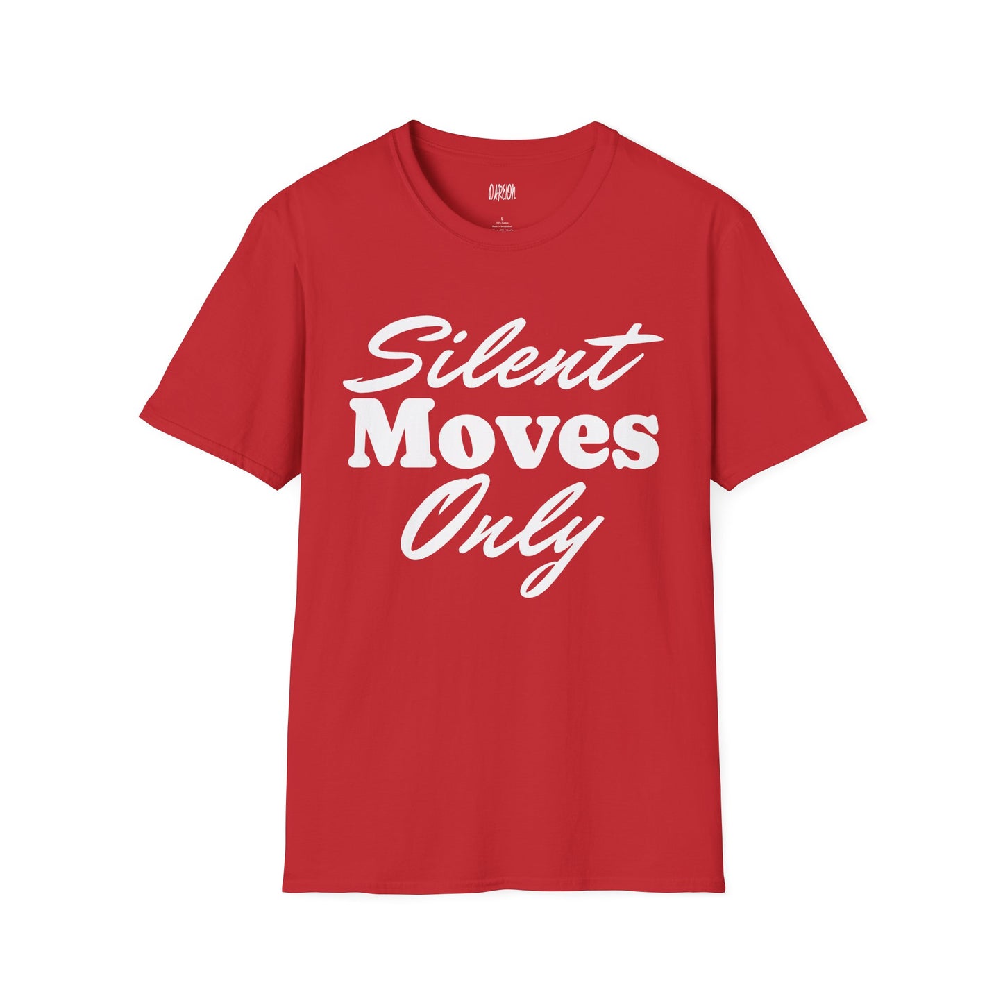 Silent Moves Only T-Shirt | Minimalist Streetwear Graphic Tee for Men & Women