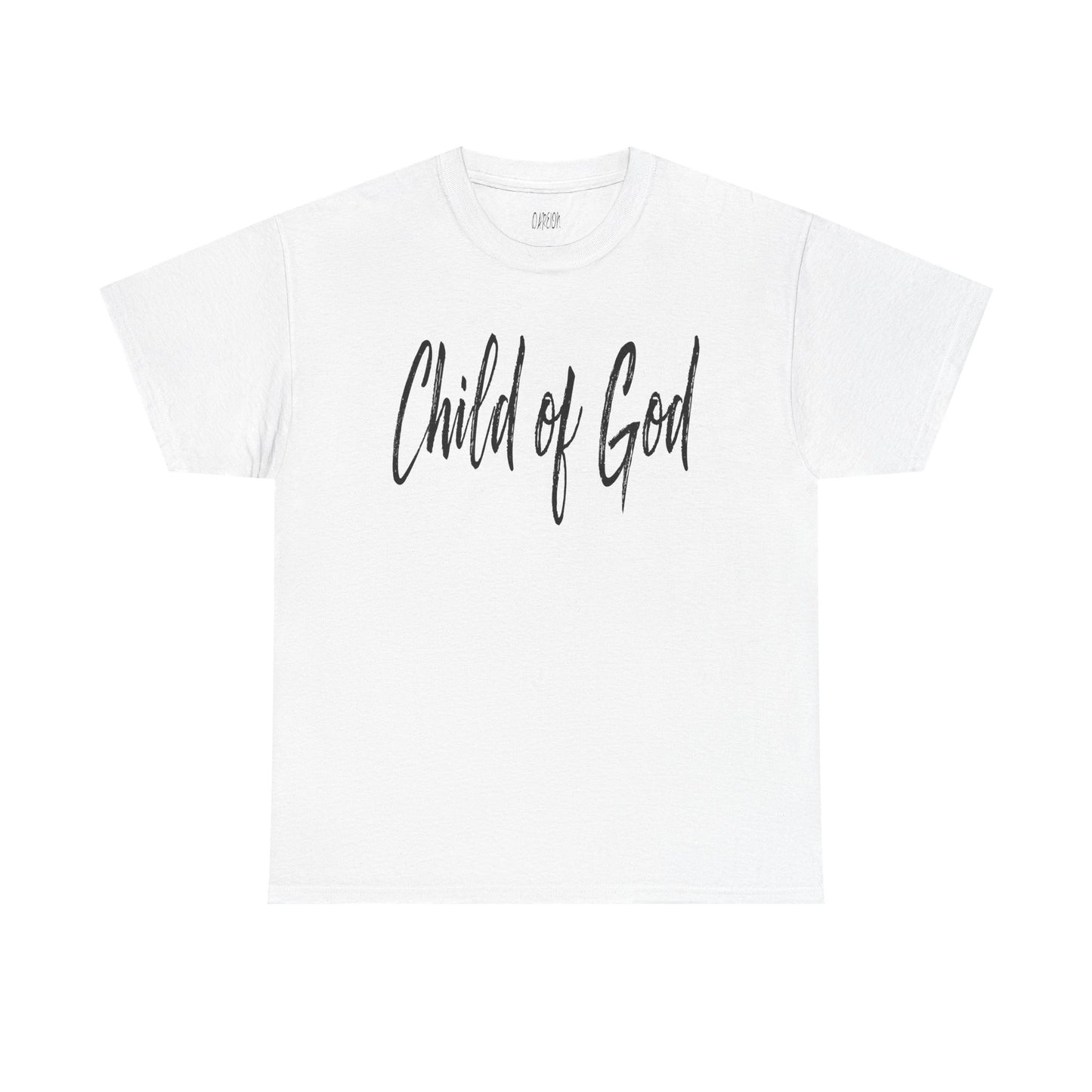 Child of God T-Shirt | Faith-Based Script Tee | Minimalist Christian Shirt