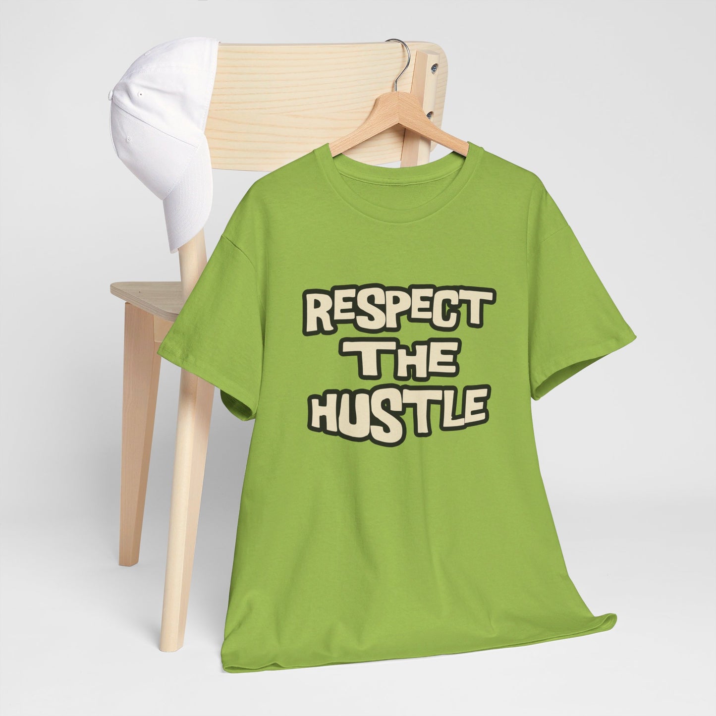 Respect The Hustle Heavy Cotton T-Shirt