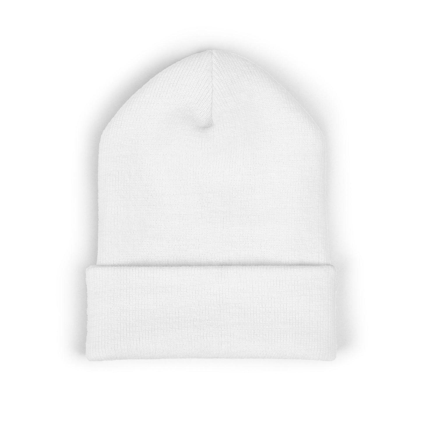 Be Still Embroidered Beanie – Minimalist Faith-Inspired Cuffed Knit Hat for Women & Men