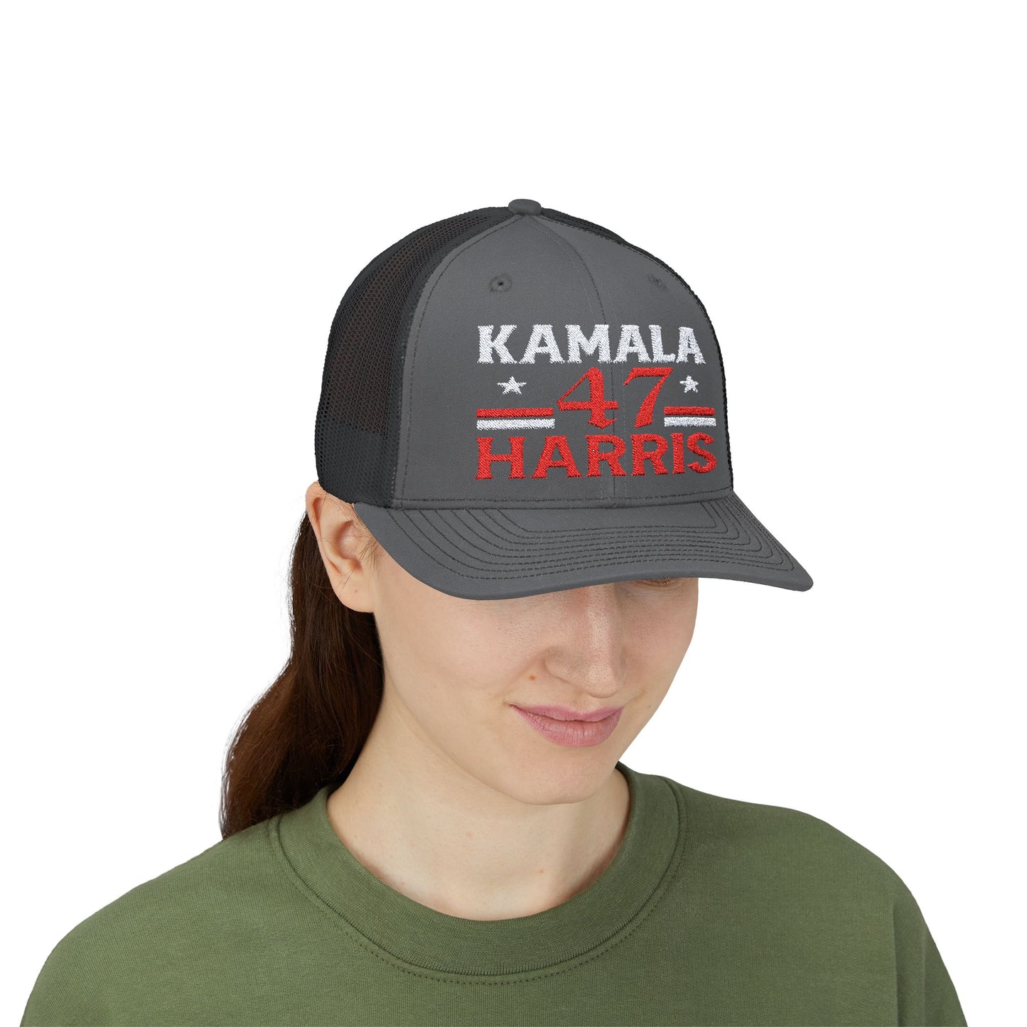 Kamala 47 Harris Snapback Trucker Cap