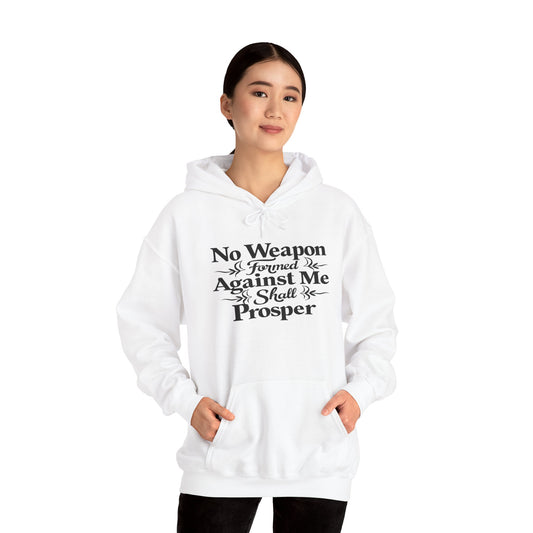 No Weapons Formed Christian Inspirational Religious Hoodie for Women