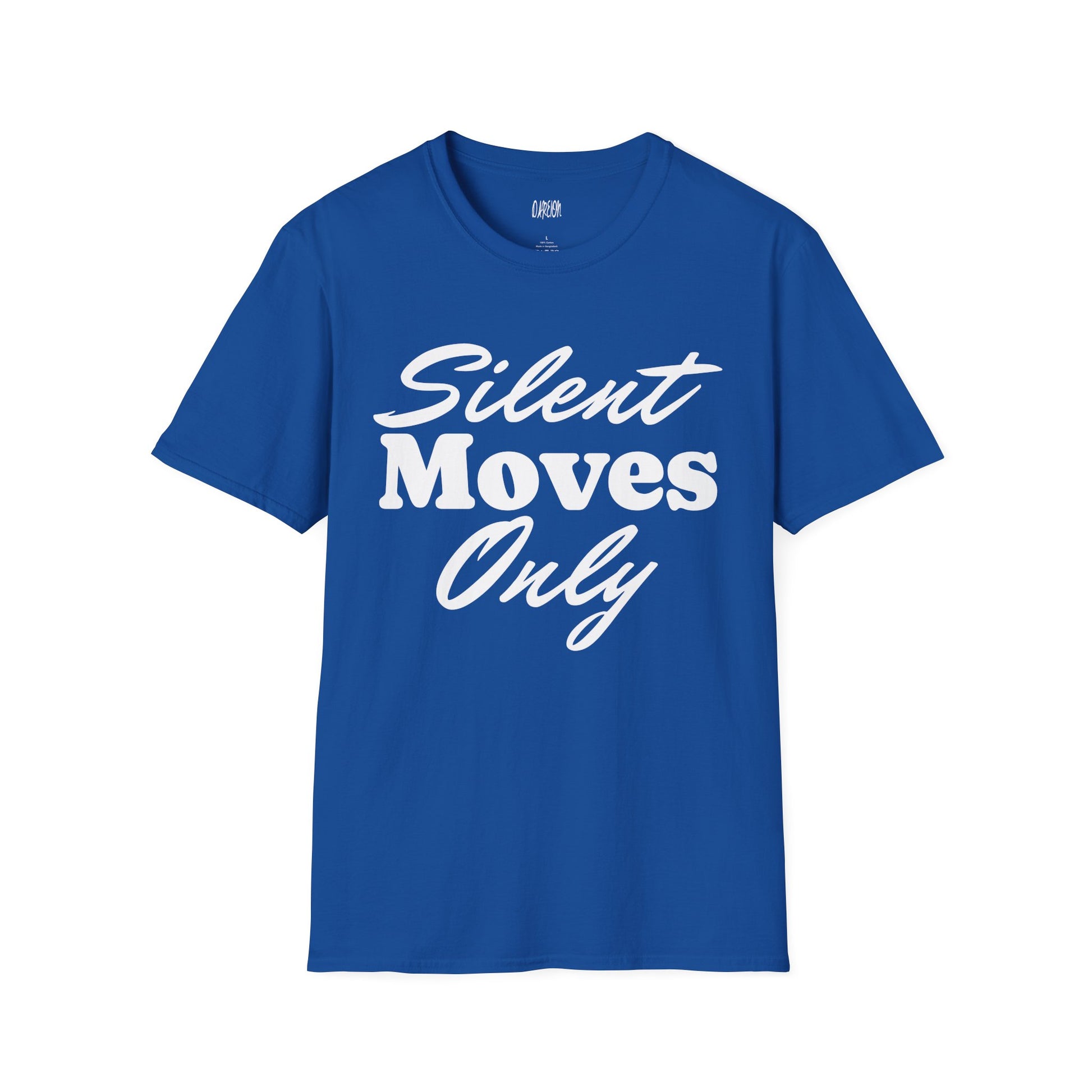 Blue t-shirt with American flag and 'Freedom' text on a white background