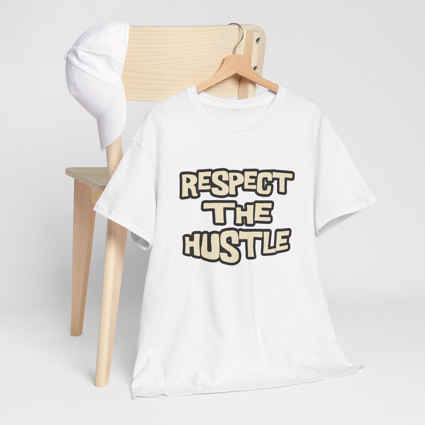 Respect The Hustle Heavy Cotton T-Shirt