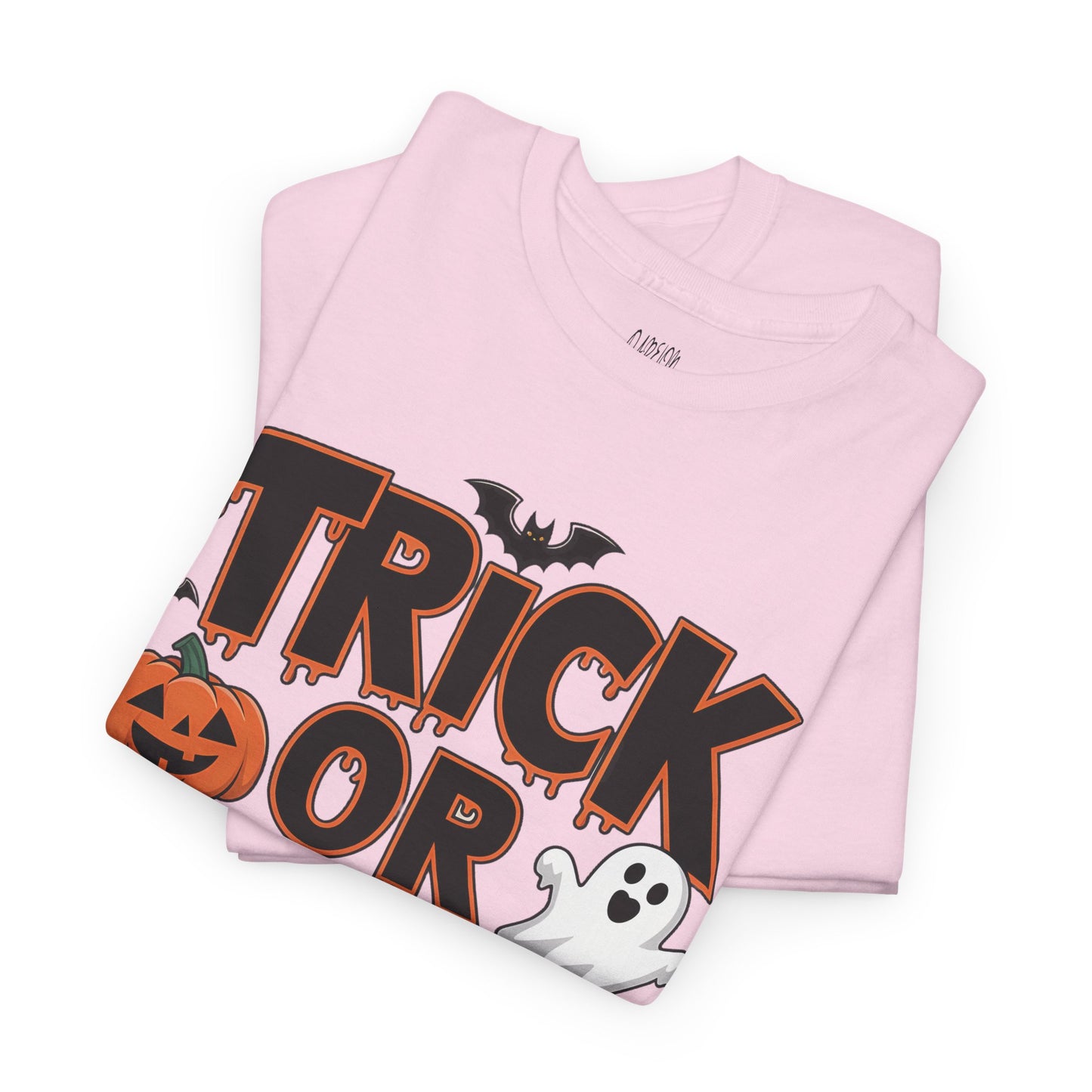 Men's Halloween T-Shirt - Trick or Treat Graphic Tee, Spooky Shirt, Fall Fashion, Halloween Party Top, Ghost and Pumpkin Design