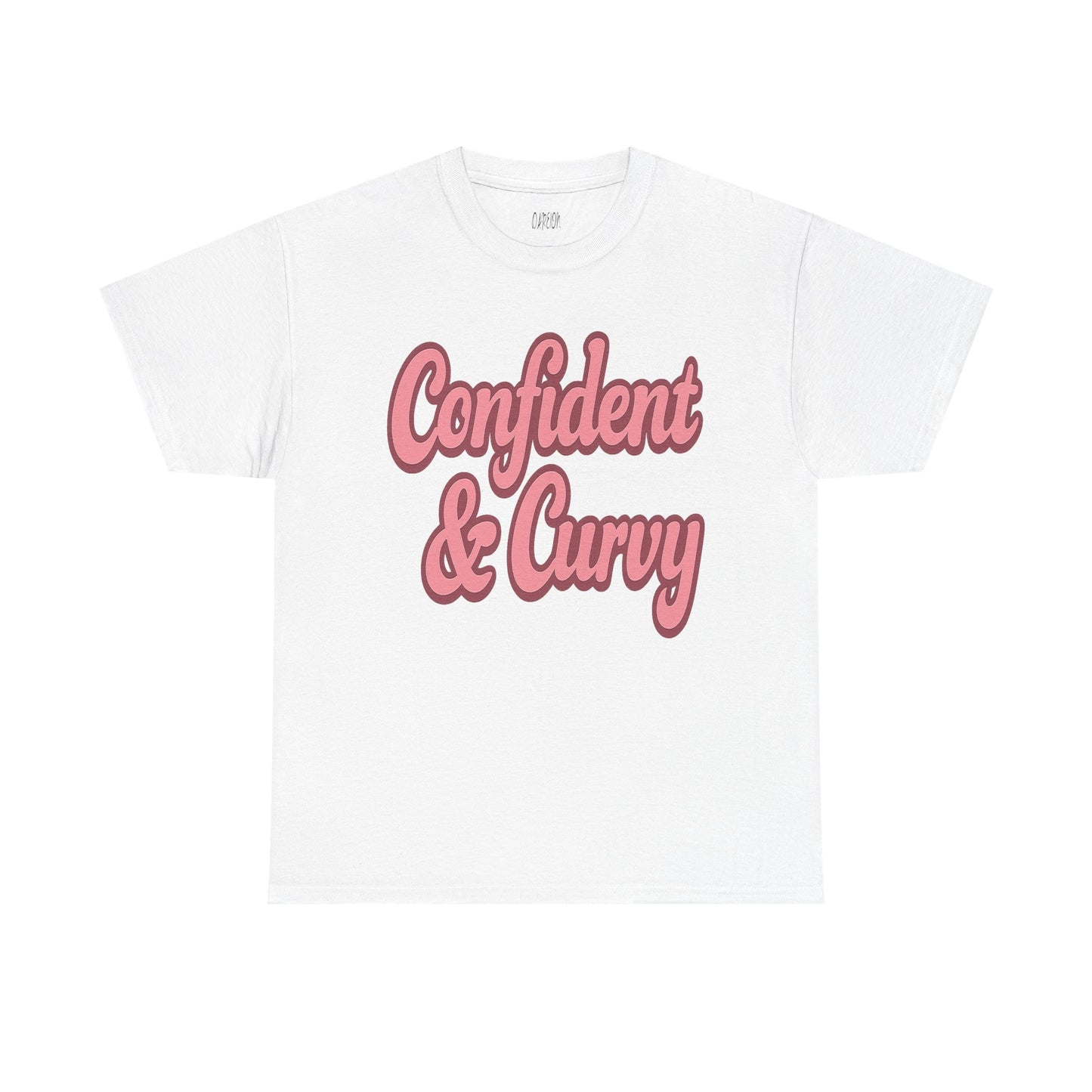 Confident & Curvy Tee – Empowering Body Positive Shirt for Women