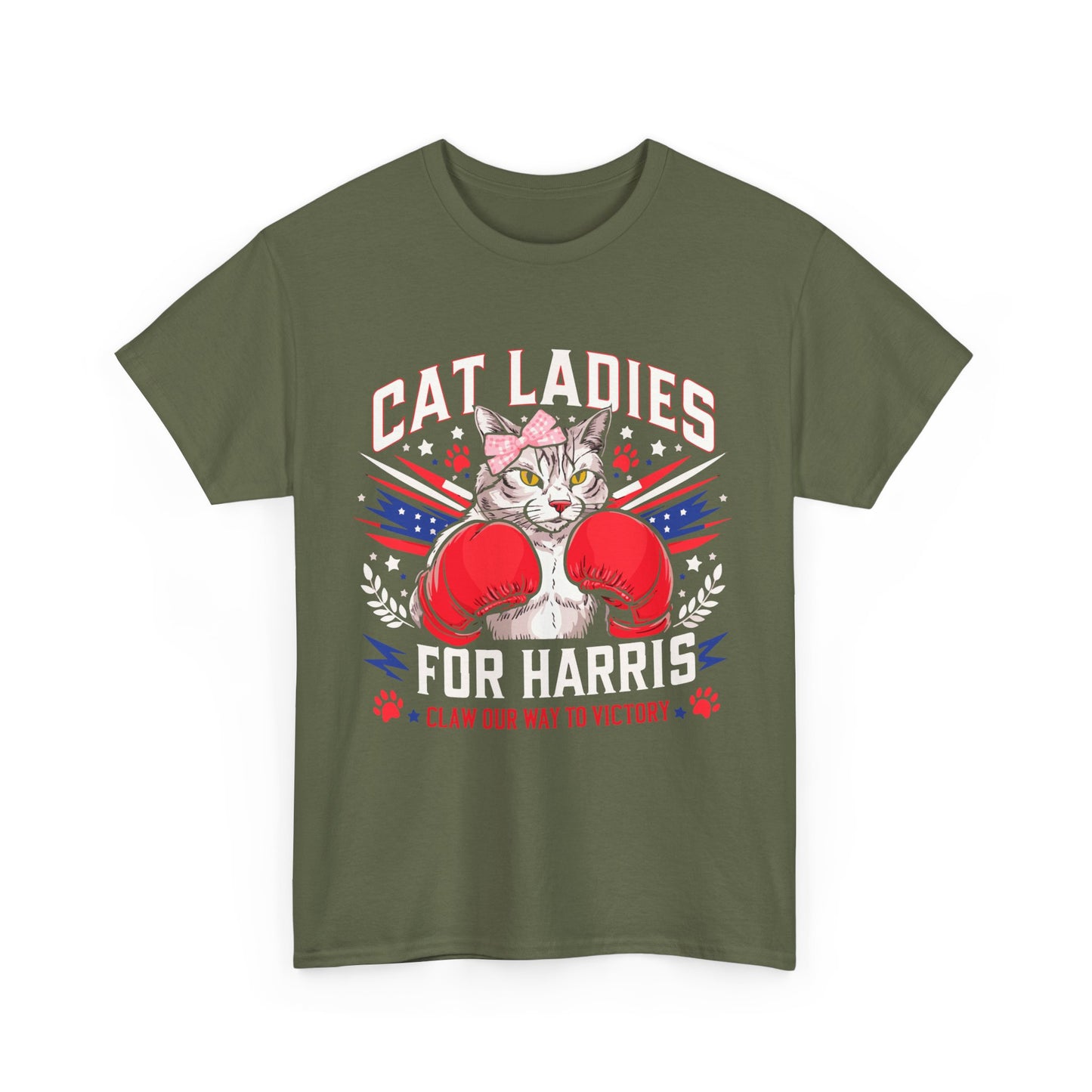 Cat Ladies for Harris Election T-Shirt