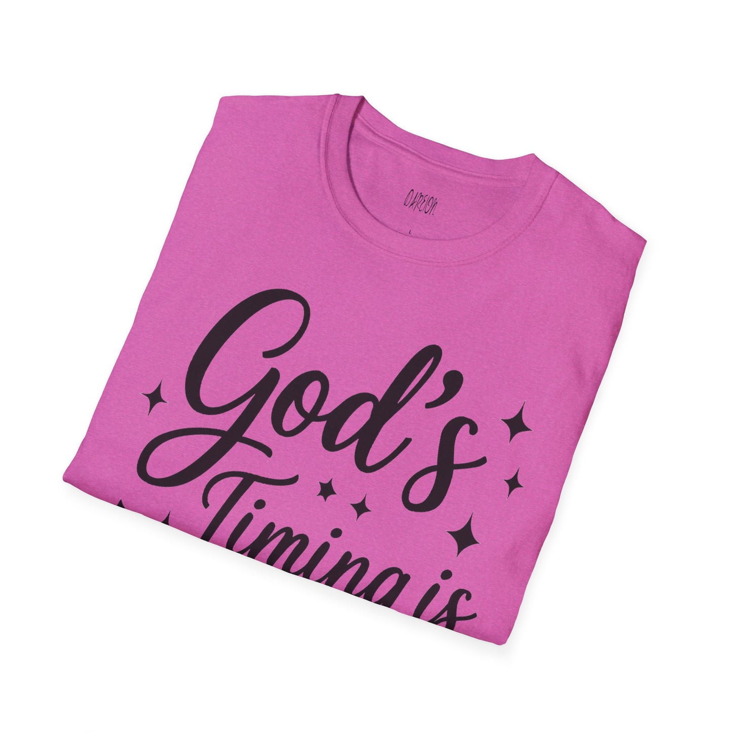 God’s Timing Is Perfect Tee | Inspirational Christian Faith Shirt for Men & Women