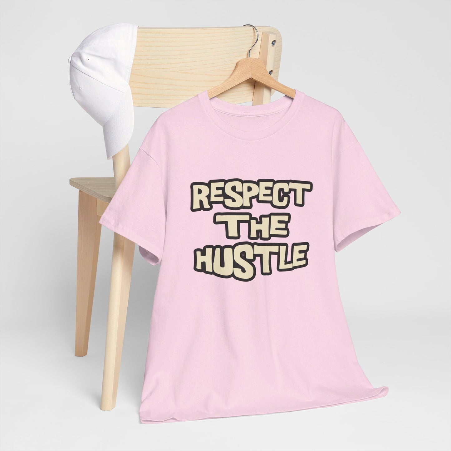 Respect The Hustle Heavy Cotton T-Shirt