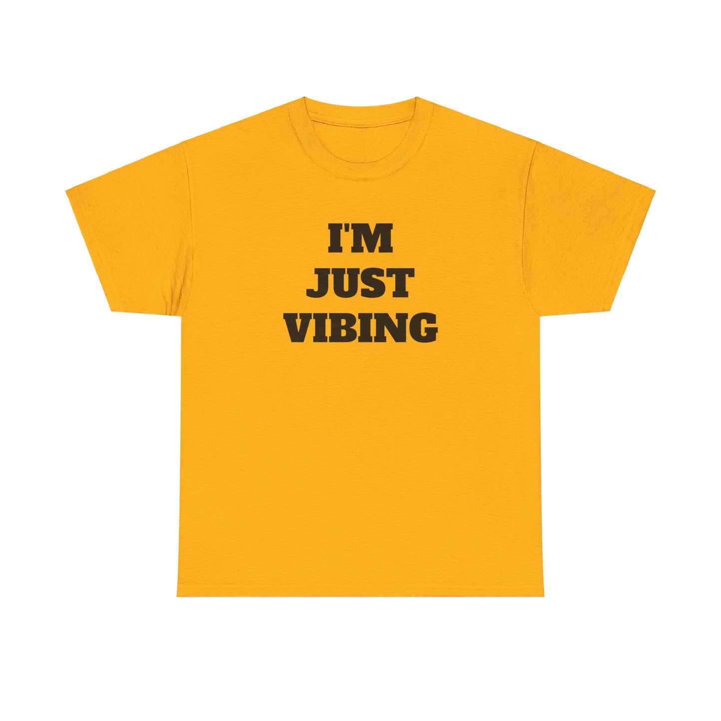 I'm Just Vibing Unisex Heavy Cotton Tee