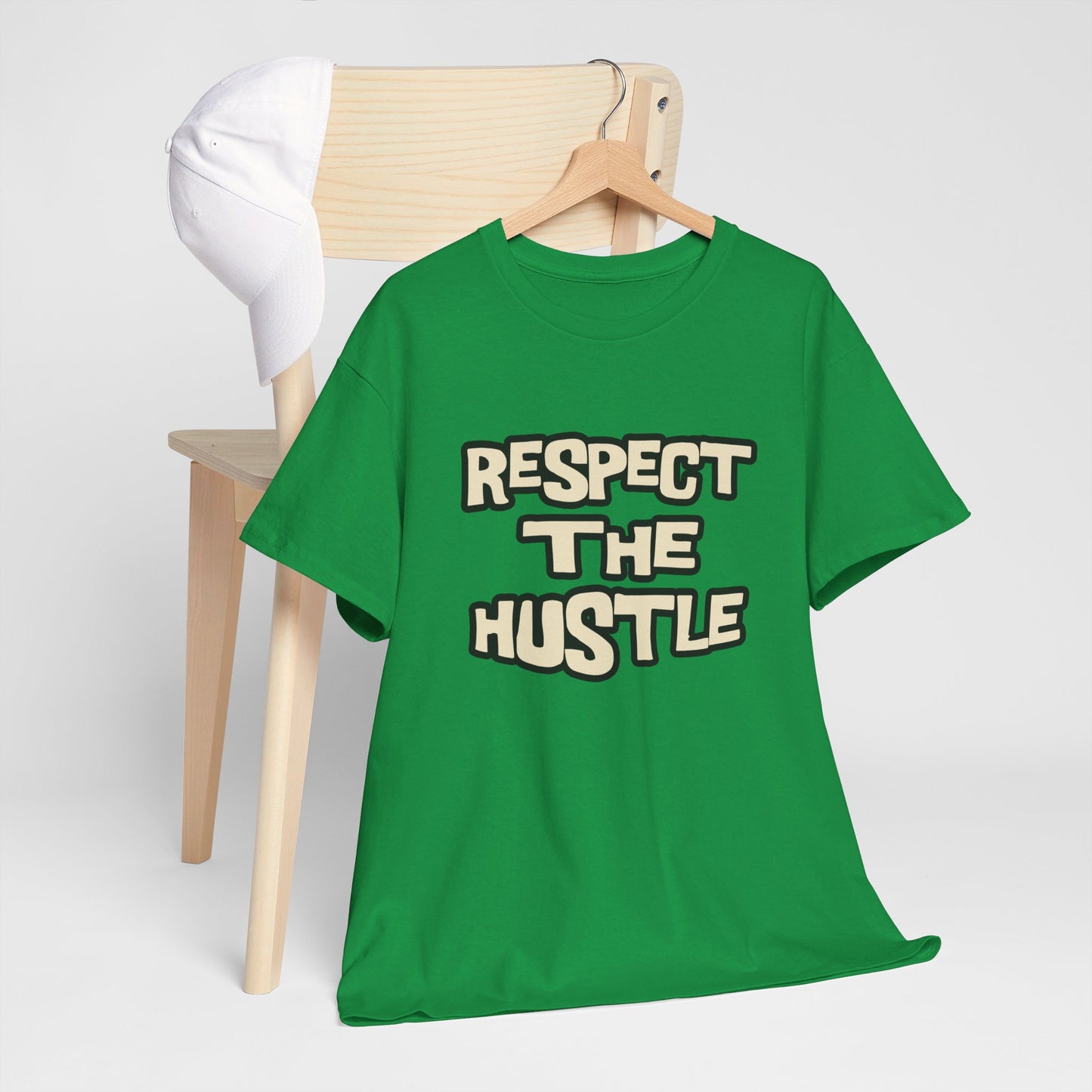 Respect The Hustle Heavy Cotton T-Shirt