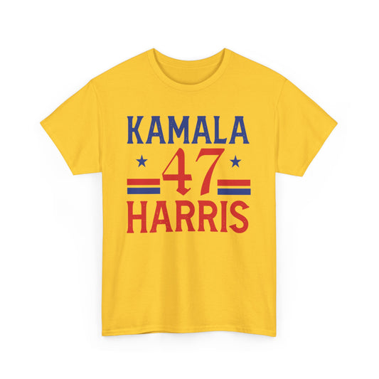 Kamala 47 Harris Unisex Cotton Tee – Comfortable, Durable, and Ethically Made