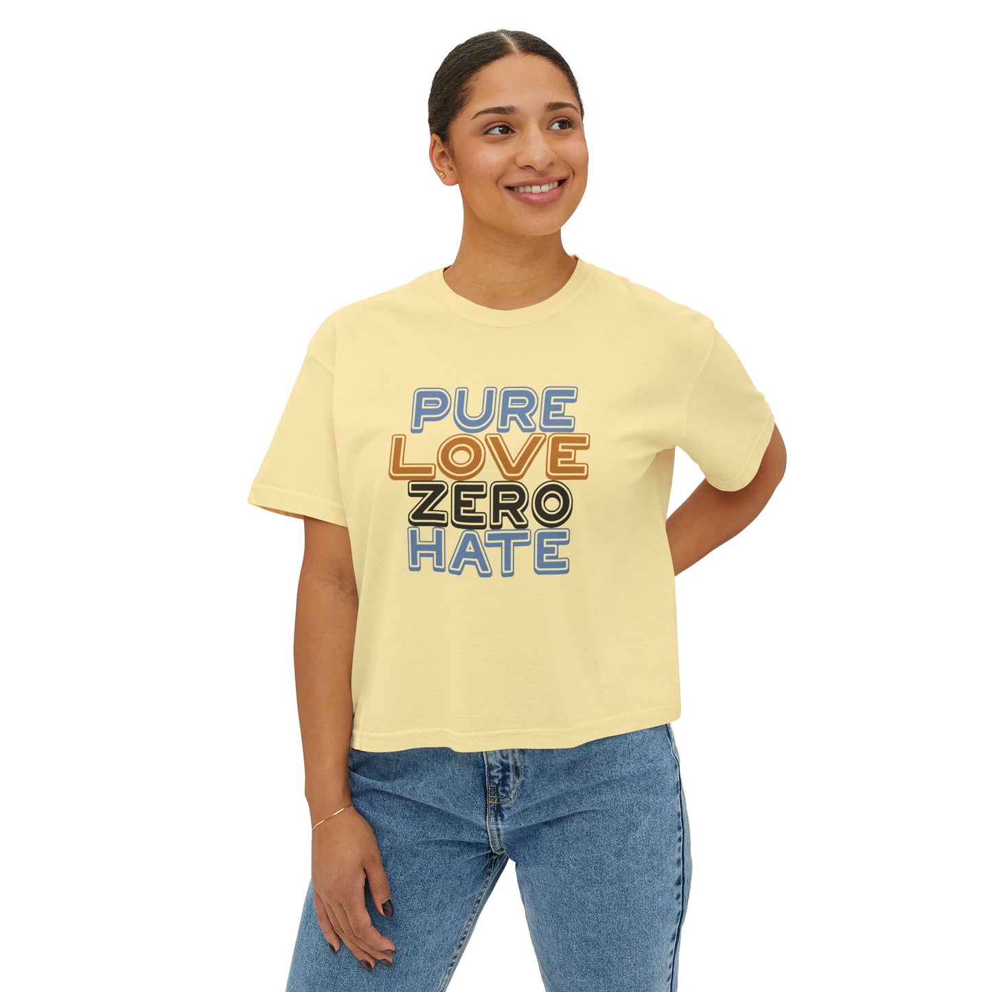 Pure Love Zero Hate Boxy T-Shirt