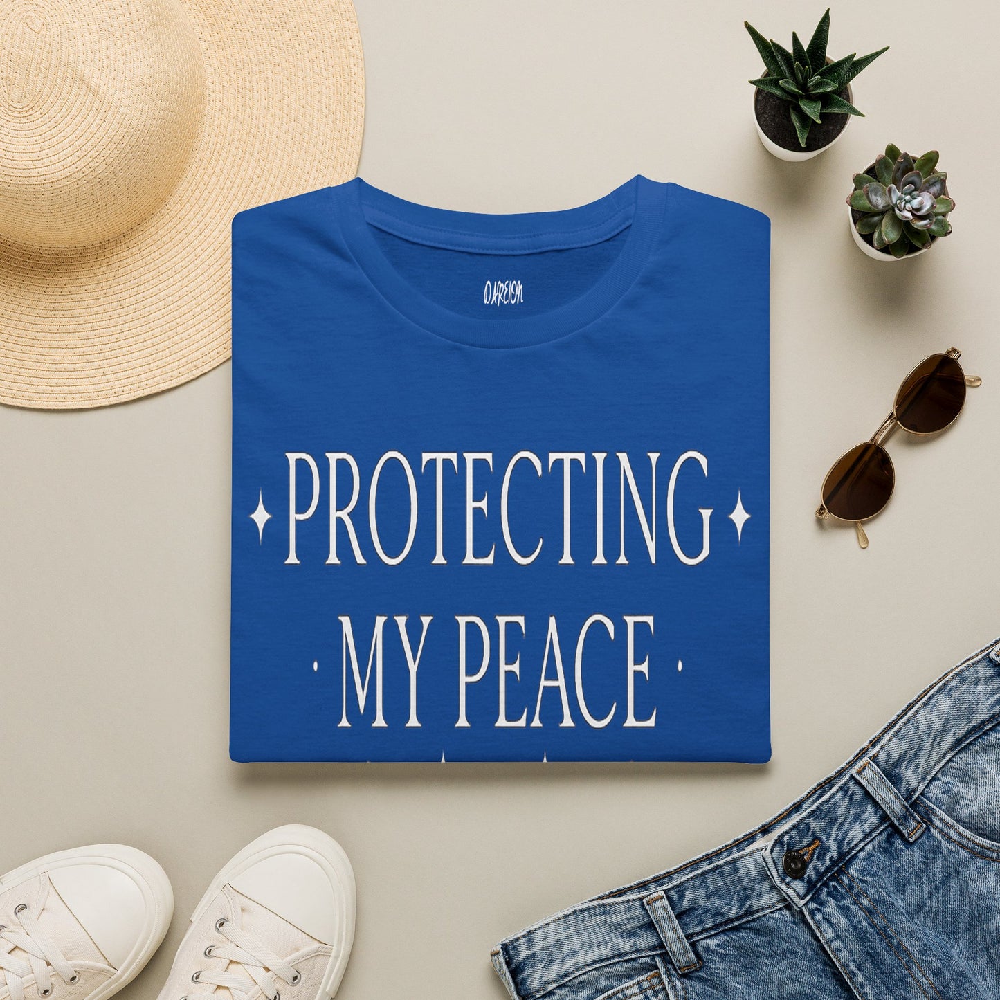 Protecting My Peace T-Shirt – Self-Care Graphic Tee for Women | Mental Wellness & Positive Mindset Shirt