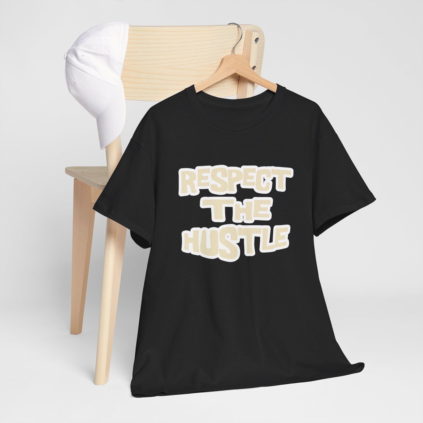 Respect The Hustle Heavy Cotton T-Shirt