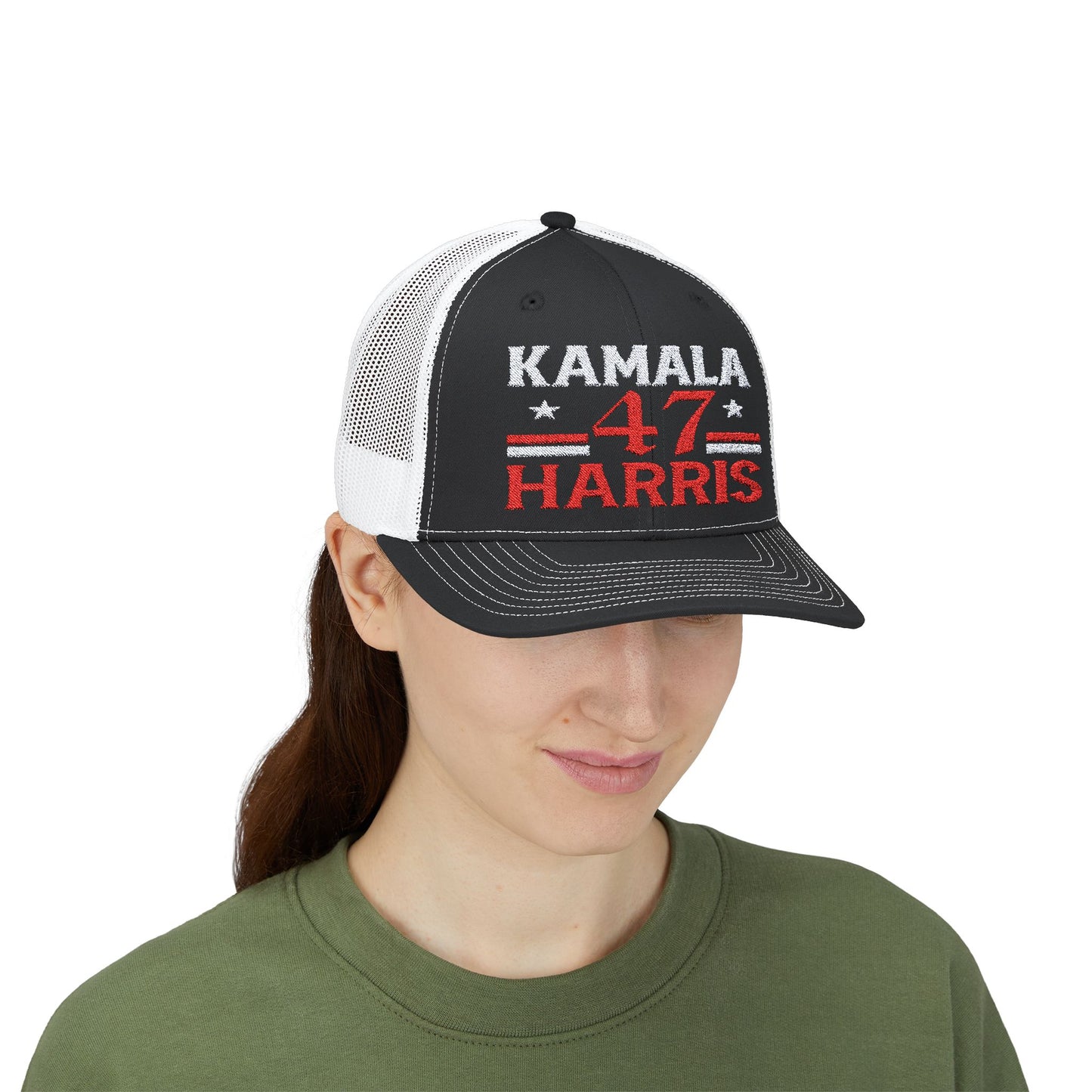 Kamala 47 Harris Snapback Trucker Cap