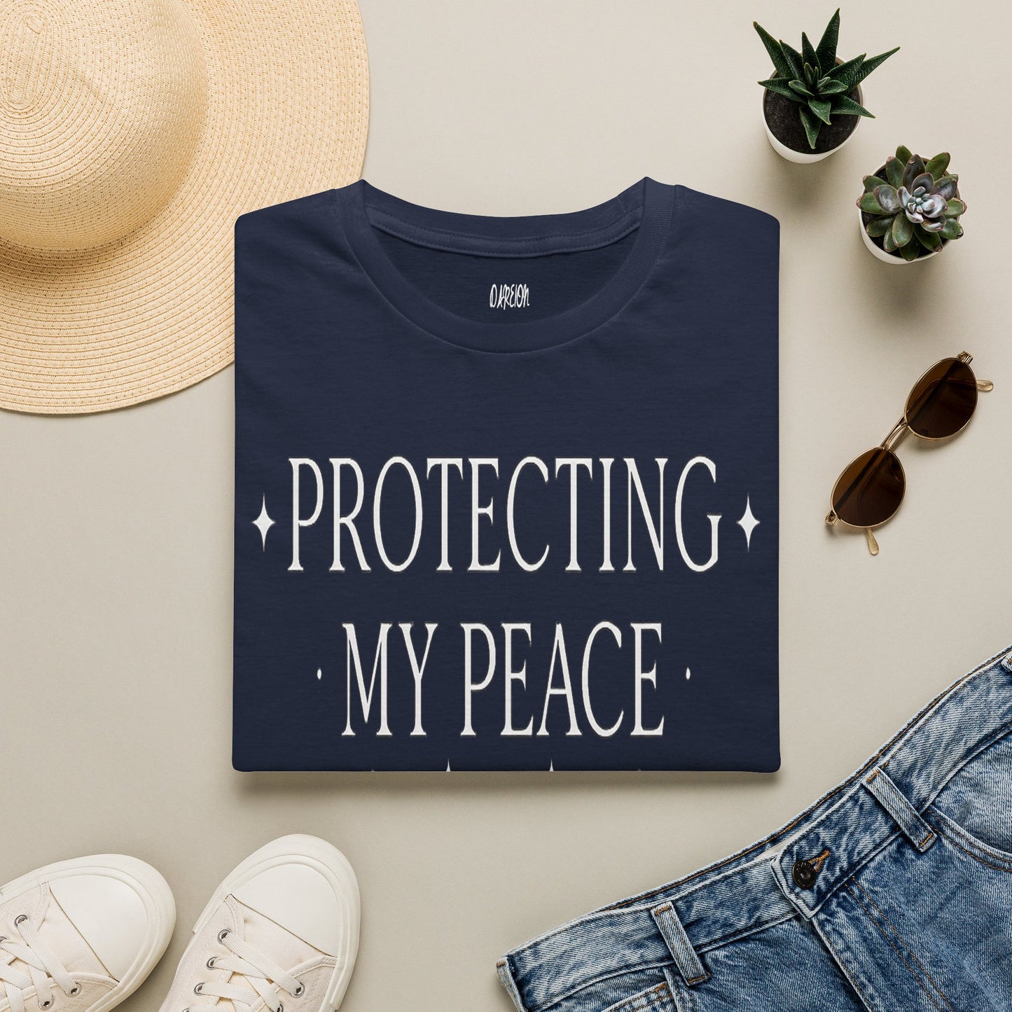 Protecting My Peace T-Shirt – Self-Care Graphic Tee for Women | Mental Wellness & Positive Mindset Shirt