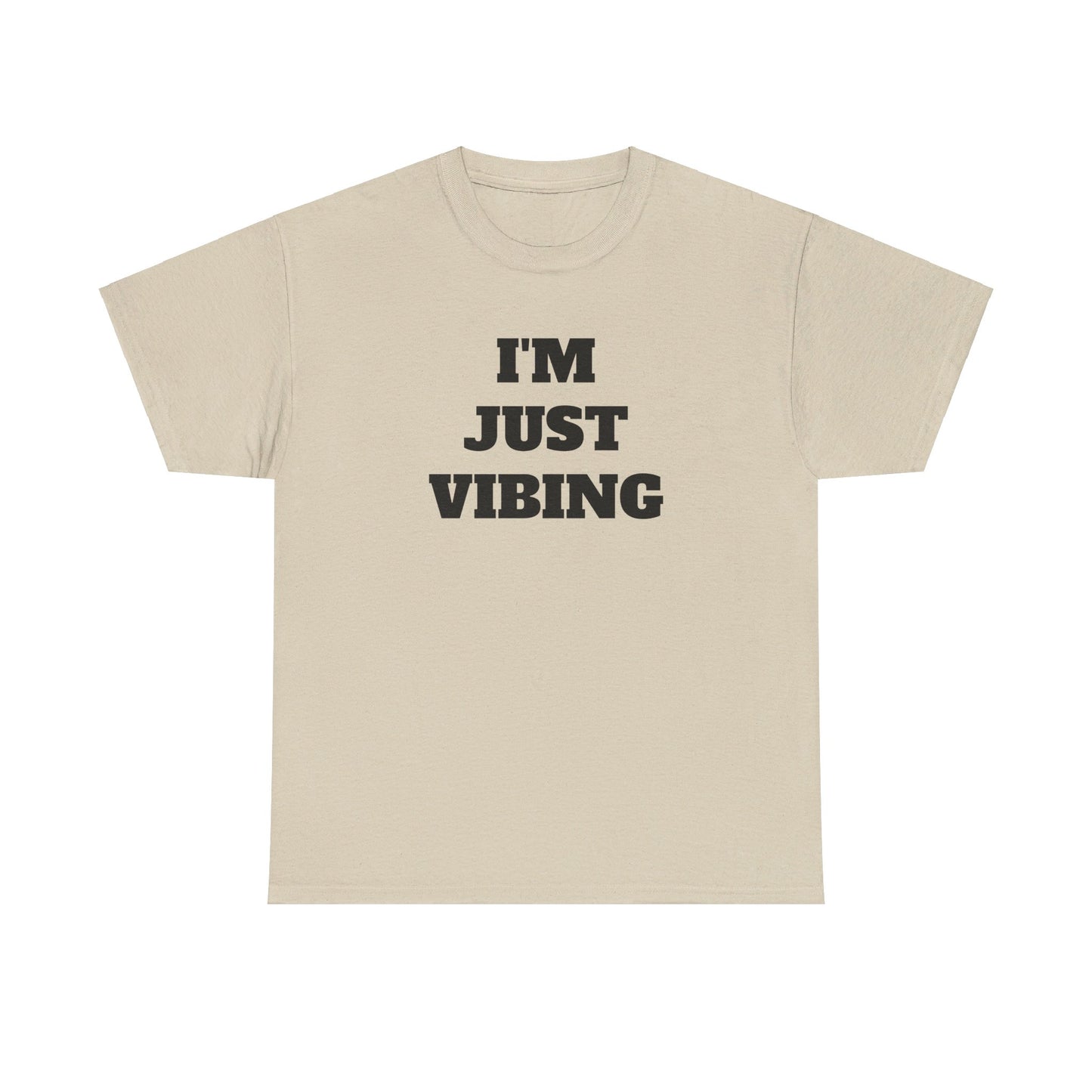 I'm Just Vibing Unisex Heavy Cotton Tee