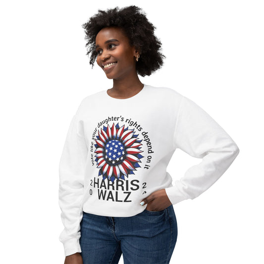 Harris Walz 2024 Election Crewneck Sweatshirt