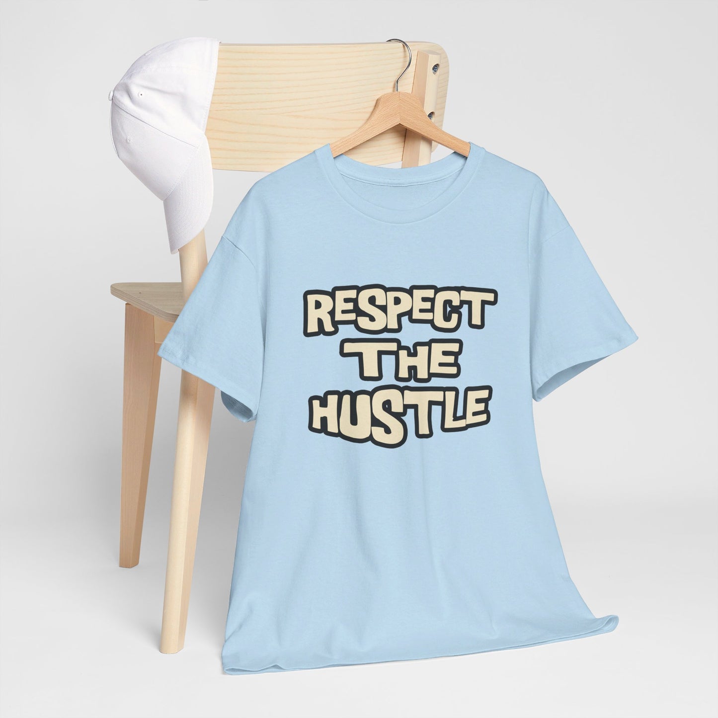 Respect The Hustle Heavy Cotton T-Shirt