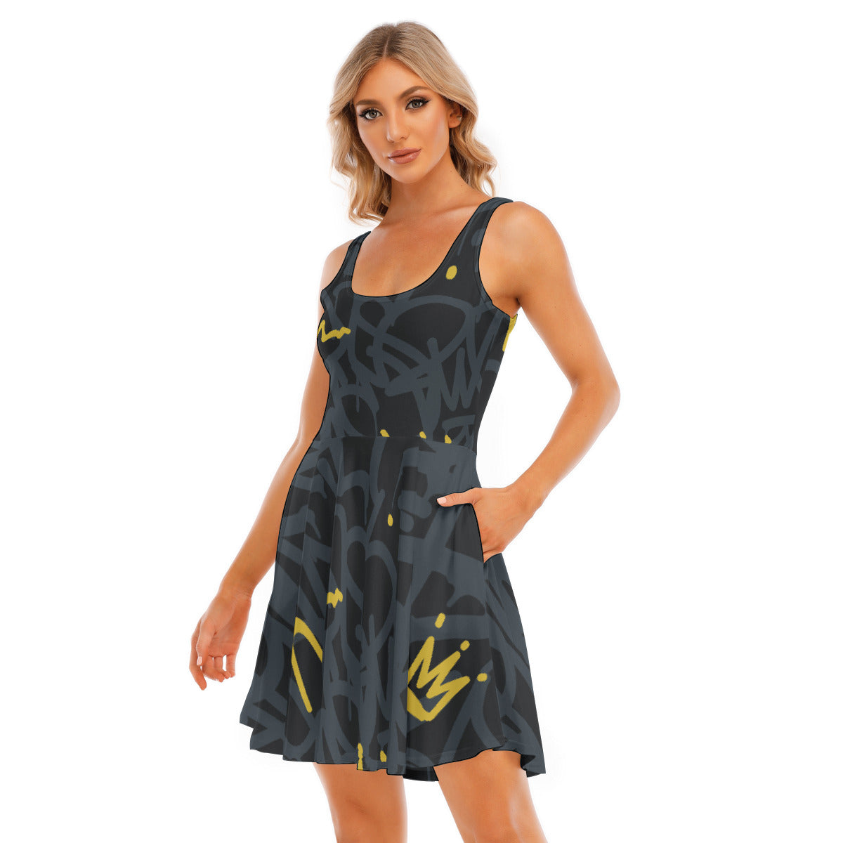 Tank Vest Dress with Pockets