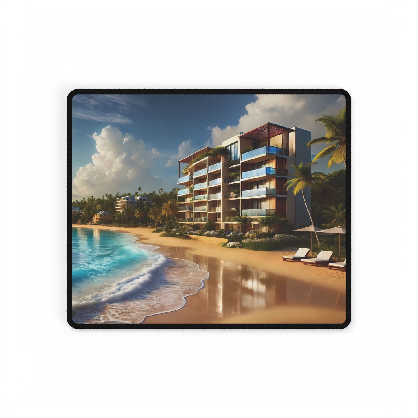 Paradise Beachfront Living Desk Mat