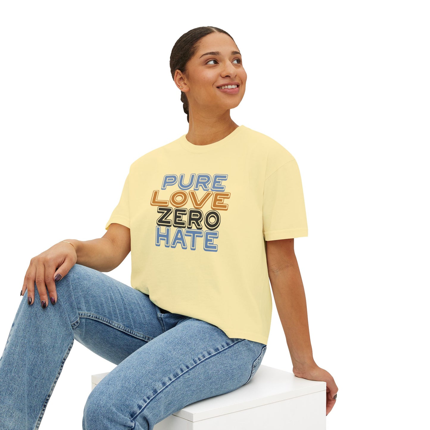 Pure Love Zero Hate Boxy T-Shirt