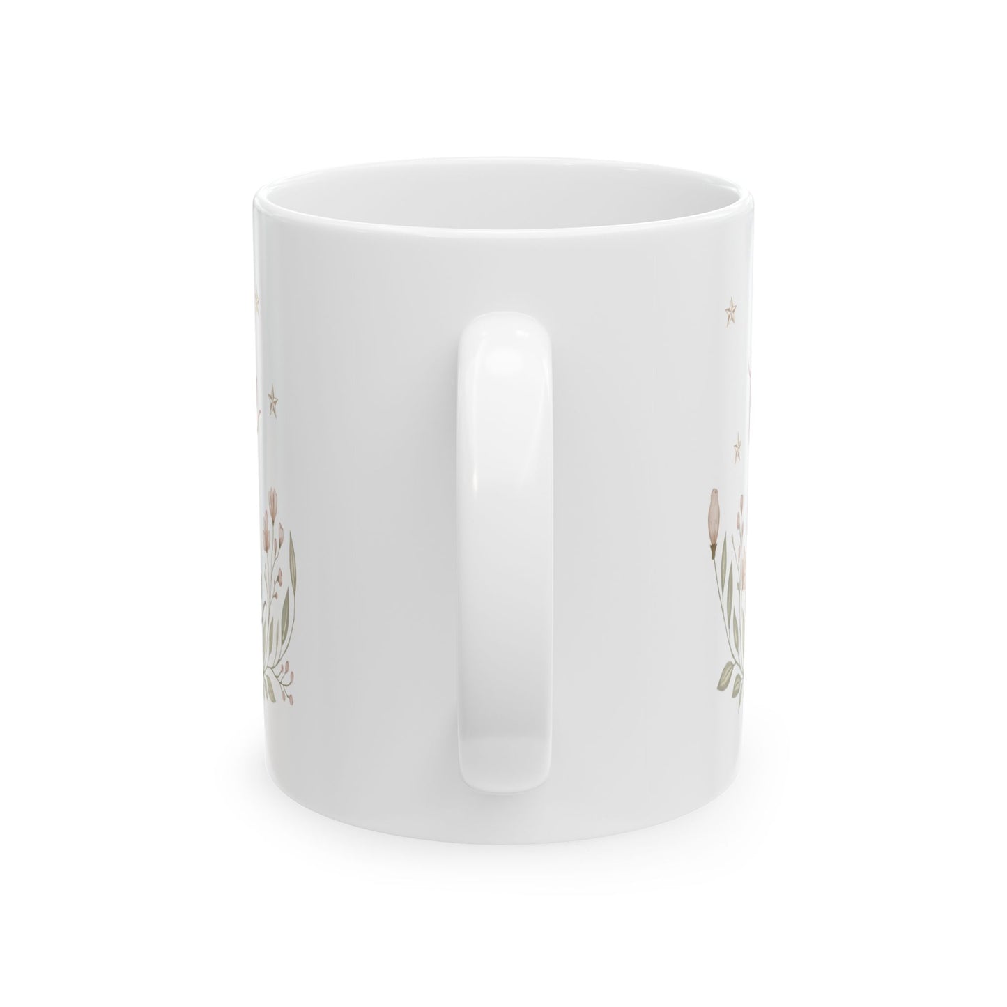 Inspirational Mug for Women | Floral Ceramic Coffee Cup | Grace in Every Phase