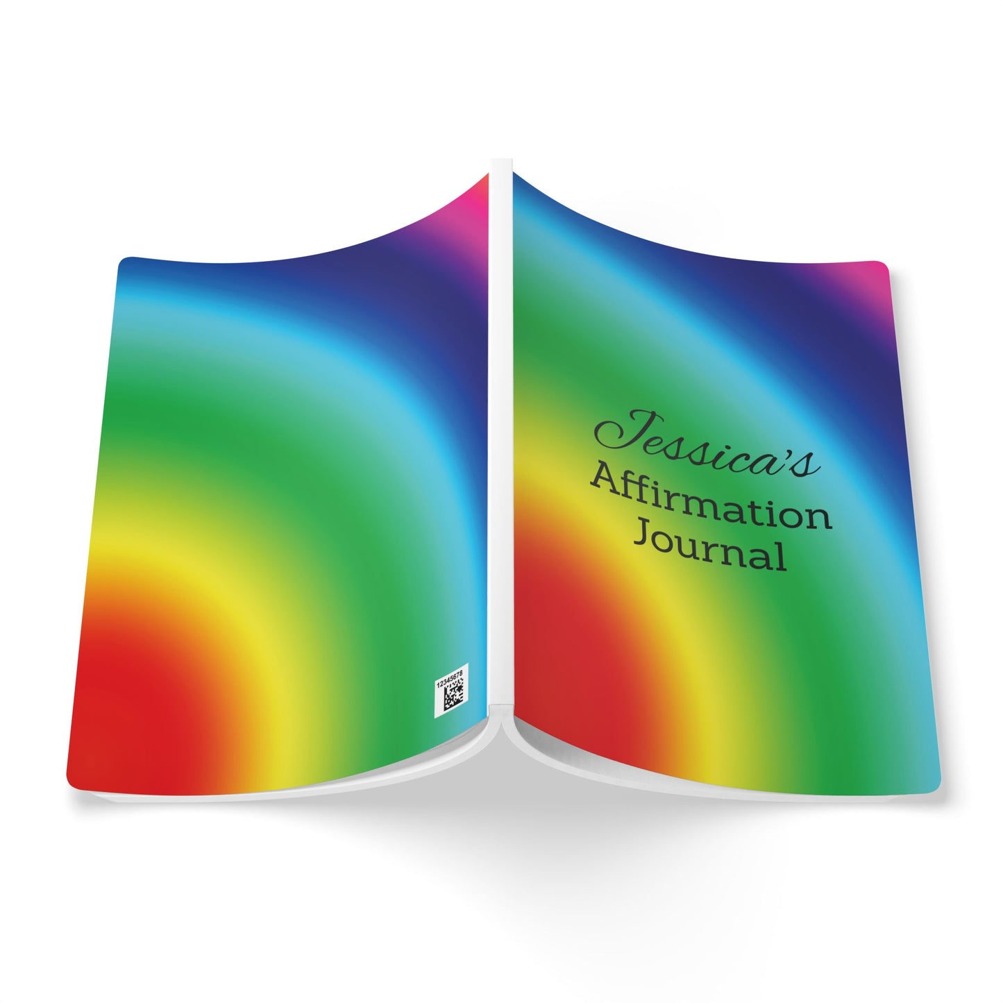 Customized Softcover Journal with Affirmations Inside