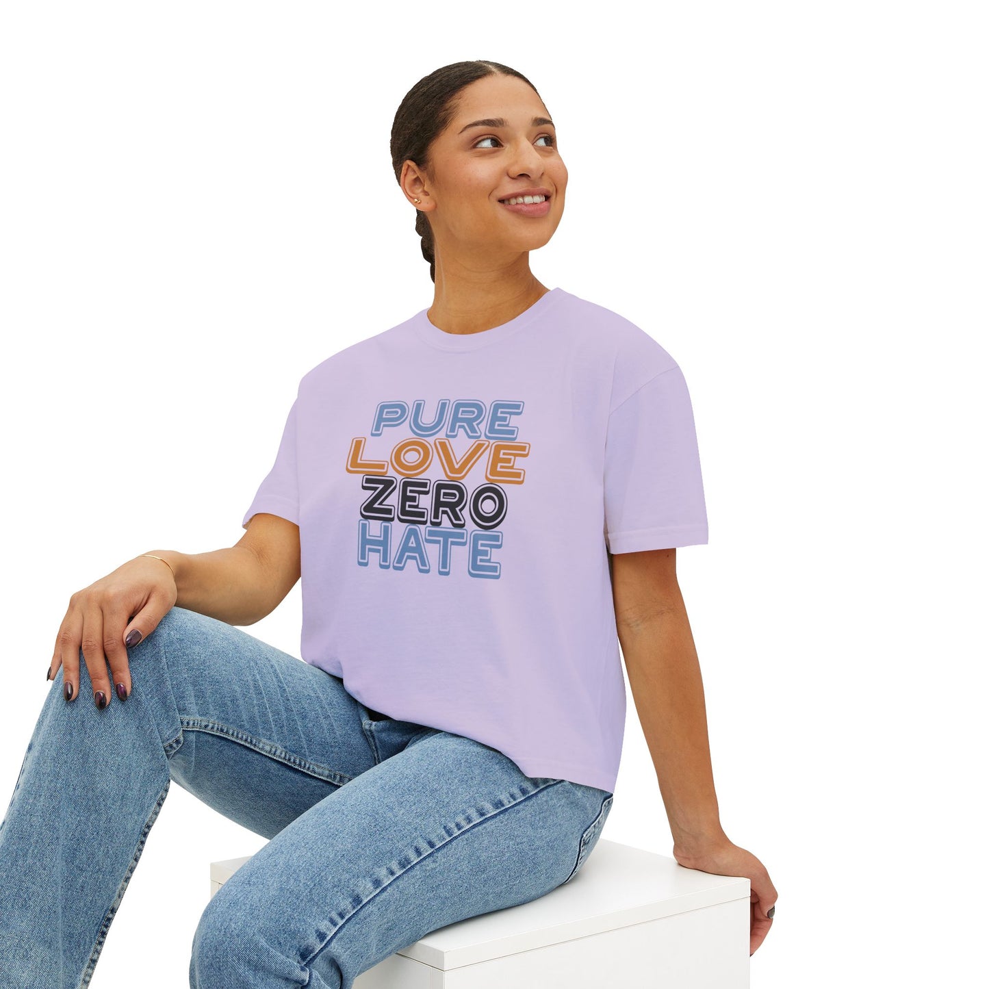 Pure Love Zero Hate Boxy T-Shirt