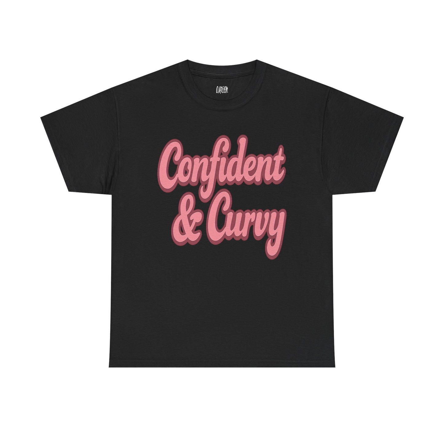 Confident & Curvy Tee – Empowering Body Positive Shirt for Women