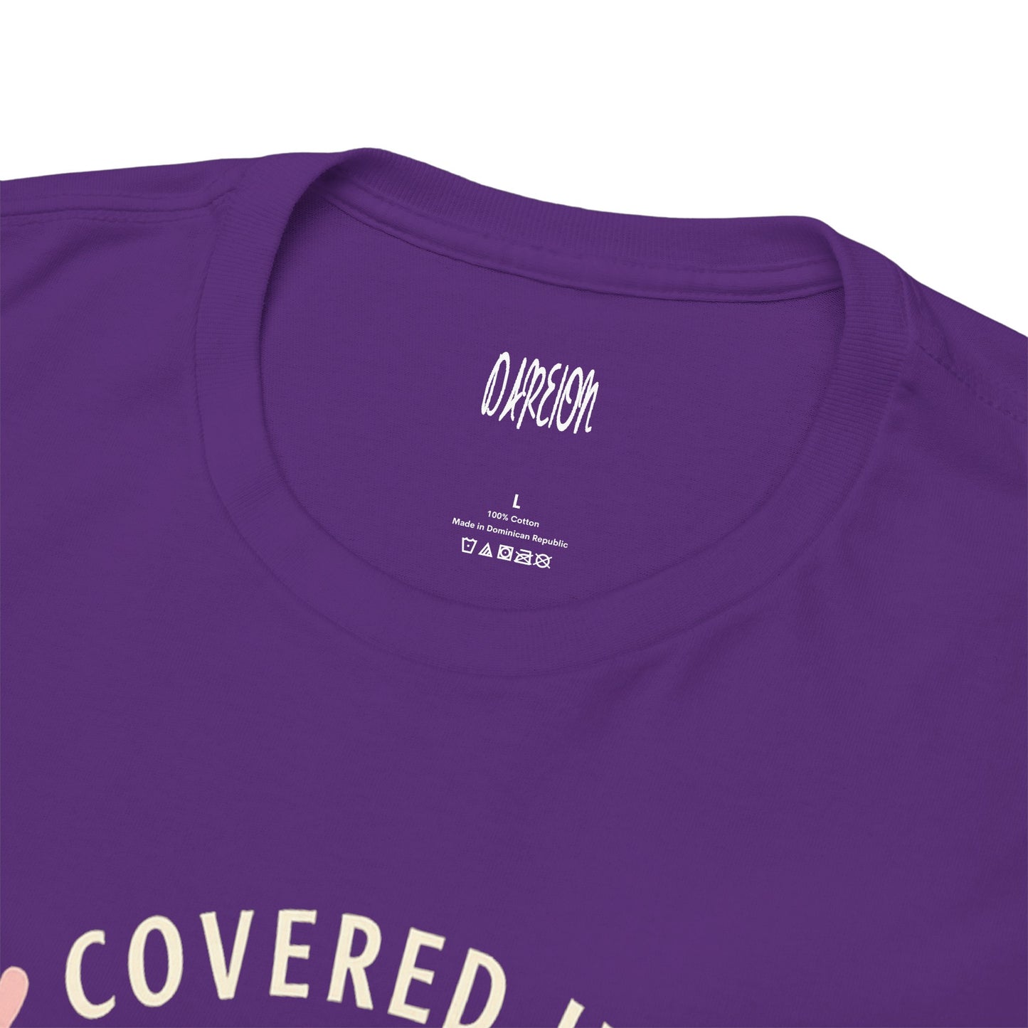 Covered in Grace Daily Christian T-Shirt | Faith-Based Inspirational Graphic Tee for Women
