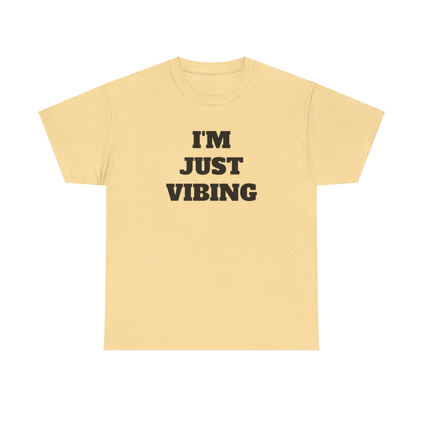 I'm Just Vibing Unisex Heavy Cotton Tee