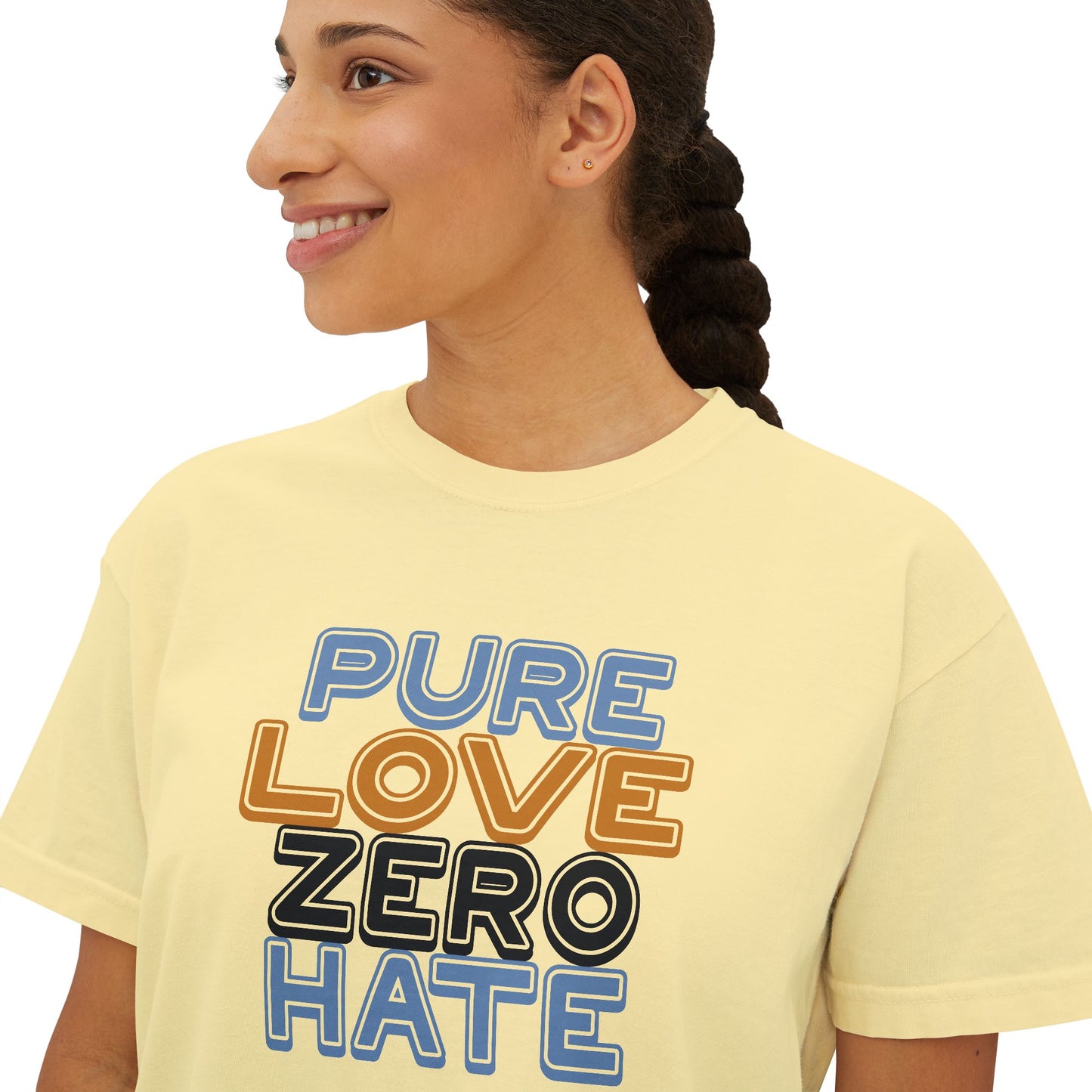 Pure Love Zero Hate Boxy T-Shirt